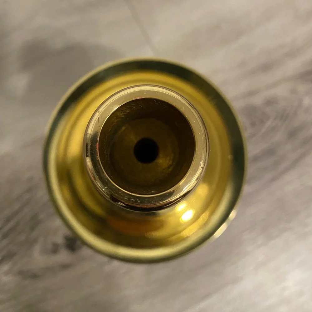 VINTAGE BALDWIN Solid Brass Candlestick Forged in America - Picture 5 of 7